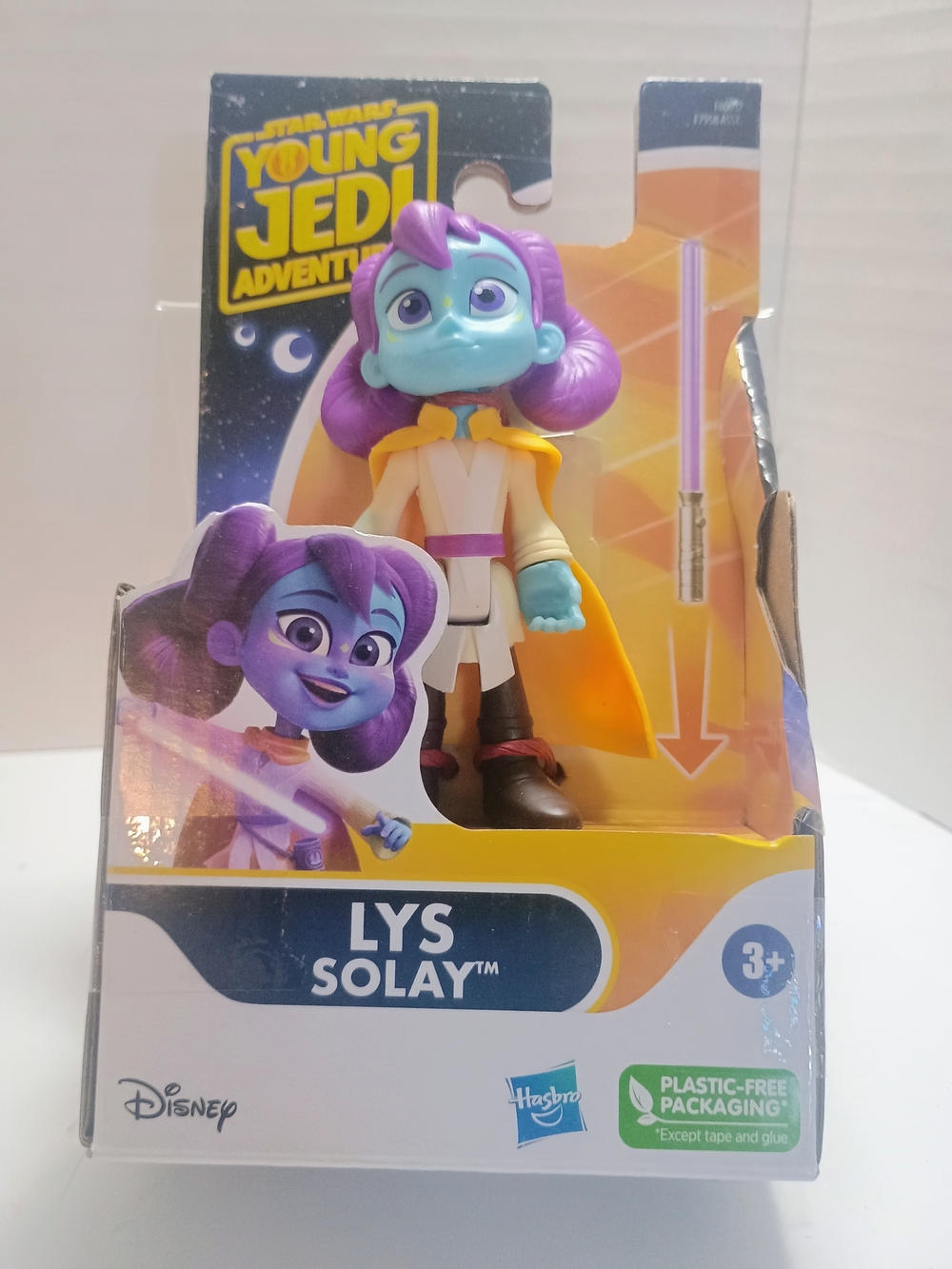 Hasbro Star Wars Young Jedi Adventures Lys Solay Figure - Blue & Purple
